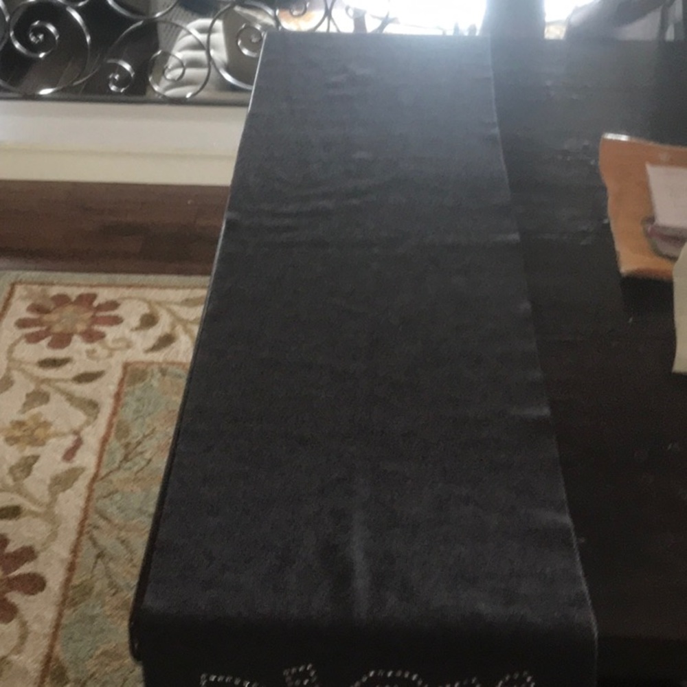Dior gray scarf-unique crystal piece/ mint cond. - Picture 5 of 6